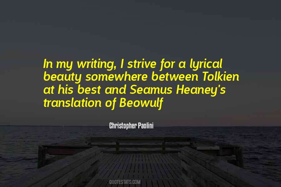 Heaney's Quotes #1585099