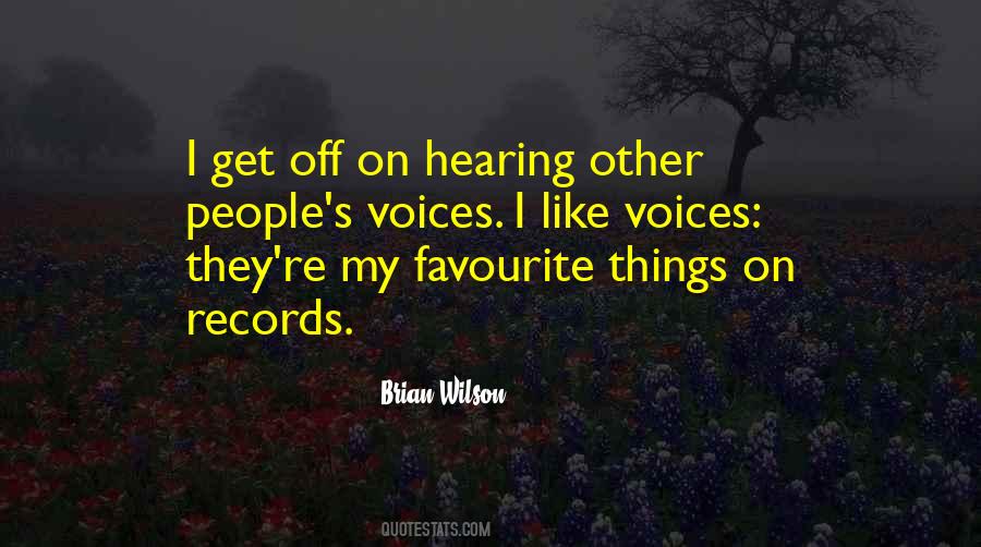 Hearing's Quotes #34345