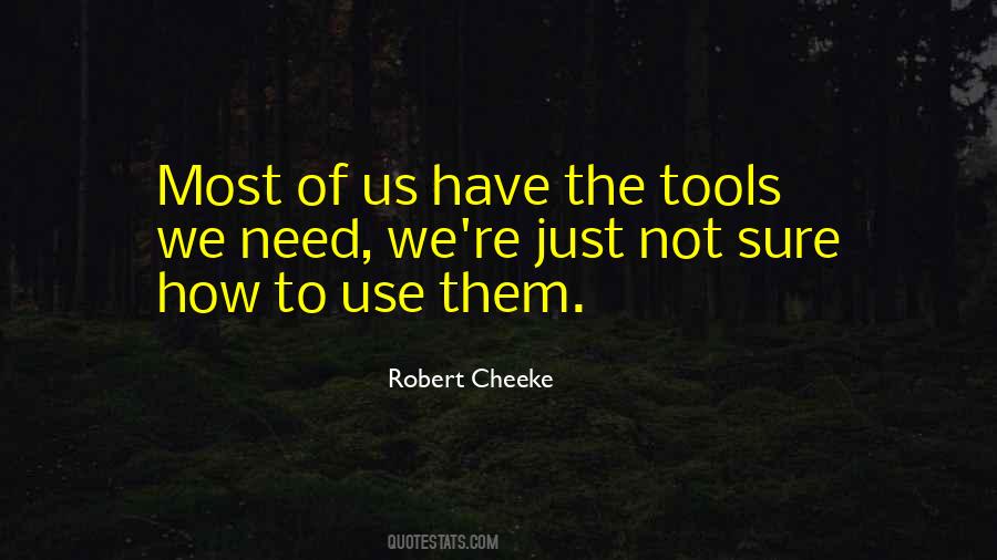 Quotes About Use Of Tools #1066677
