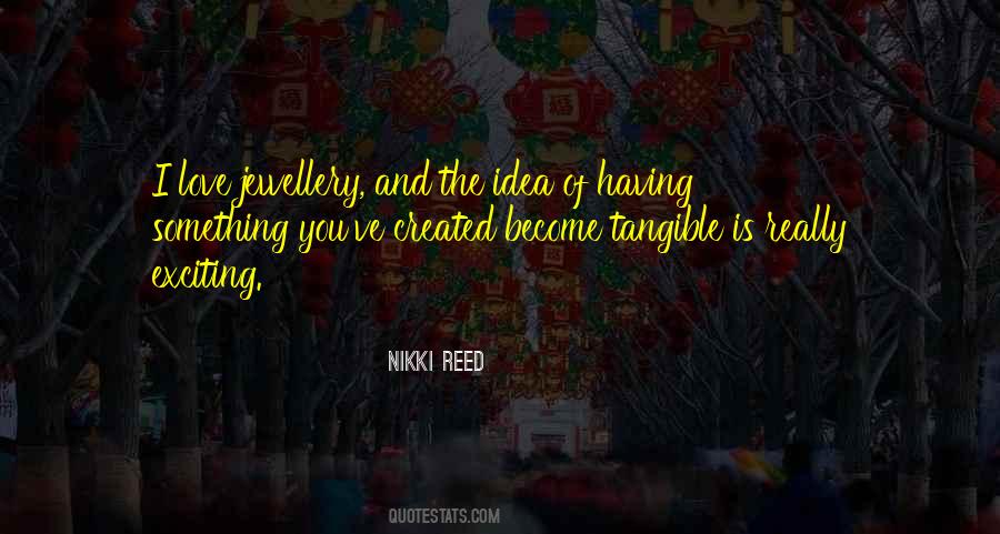 Quotes About Tangible #1092323