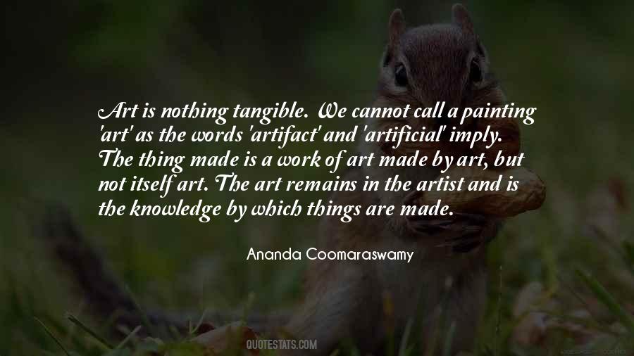Quotes About Tangible #1101526