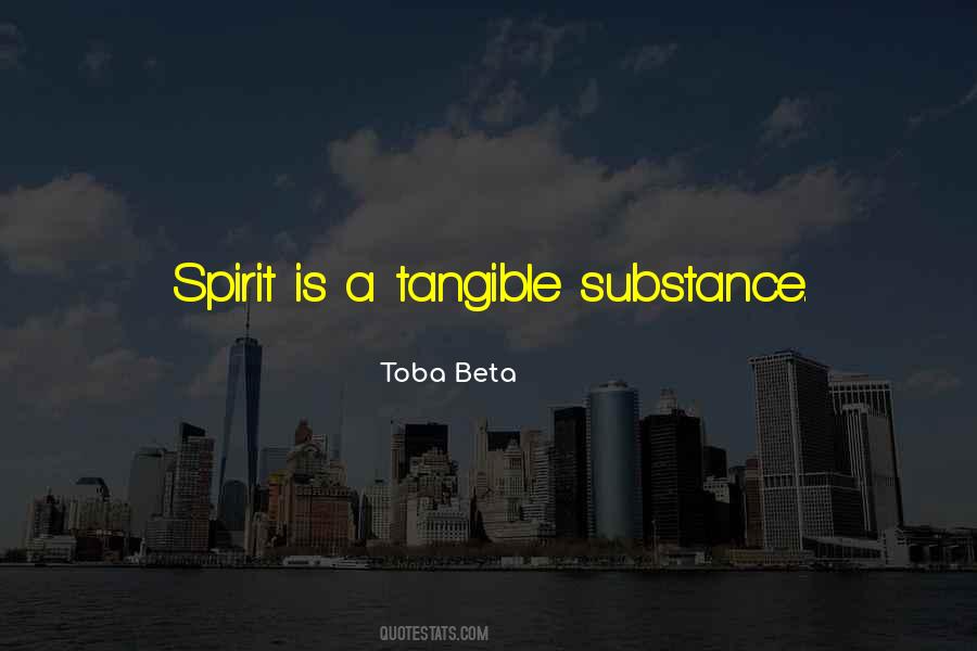 Quotes About Tangible #1220809