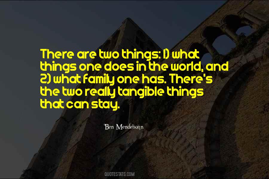 Quotes About Tangible #1279741