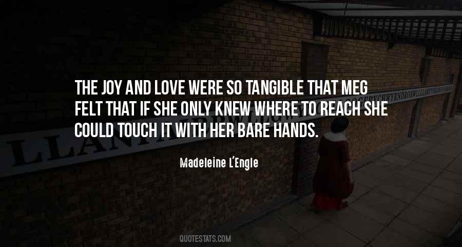 Quotes About Tangible #1282212
