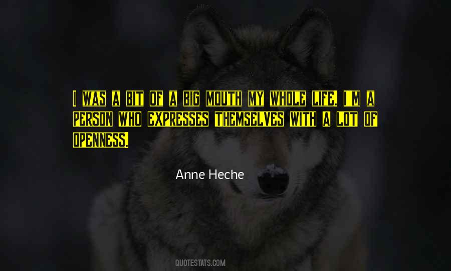 Heche Quotes #943567