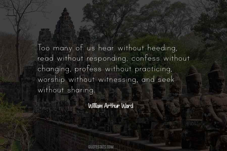 Heeding Quotes #1605051