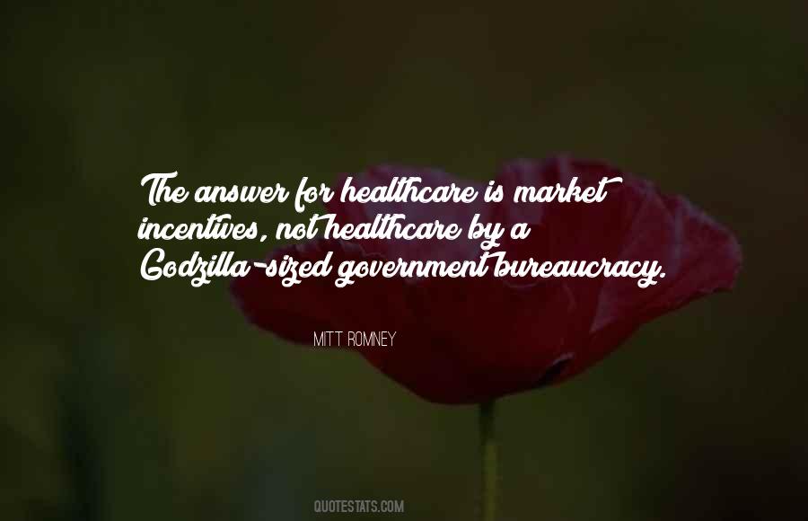 Quotes About Government Incentives #1046120