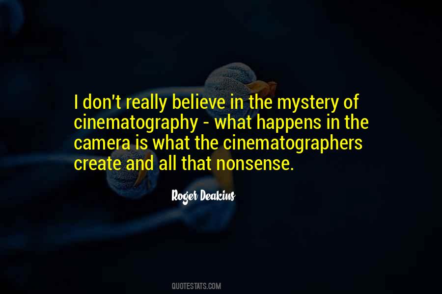 Quotes About Cinematography #1027698