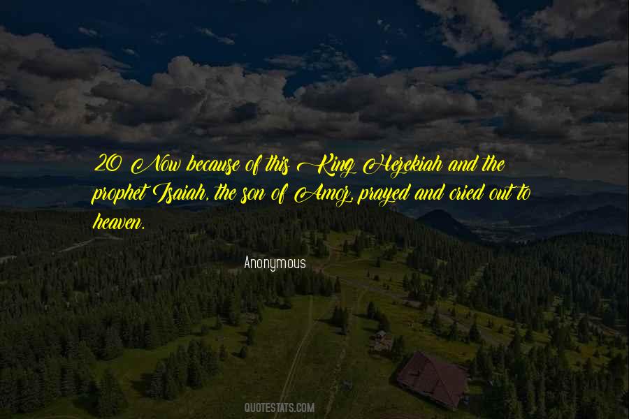 Hezekiah's Quotes #1619123