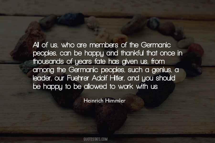 Himmler's Quotes #195391