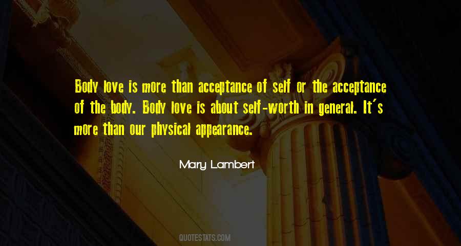 Quotes About Acceptance Of Self #512797