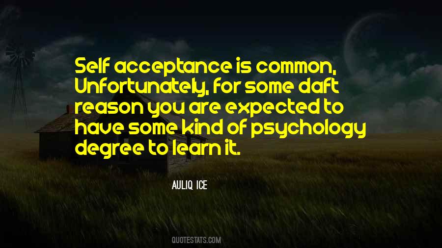 Quotes About Acceptance Of Self #704095
