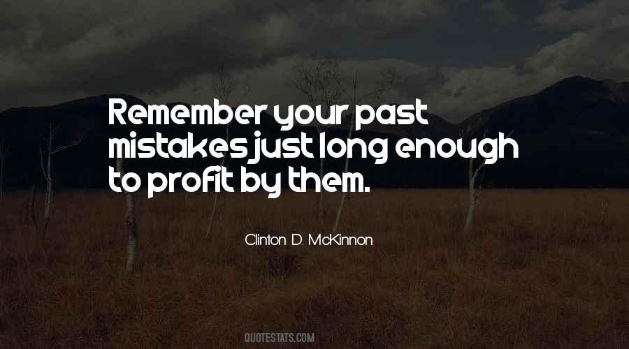 Quotes About Your Past Mistakes #503940