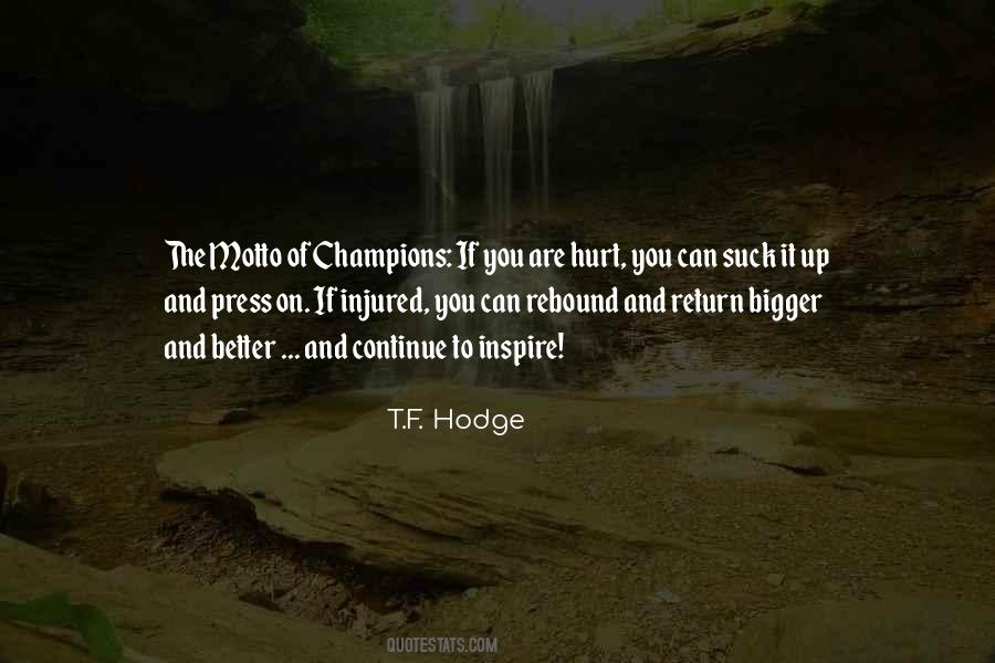 Quotes About Champions #945297