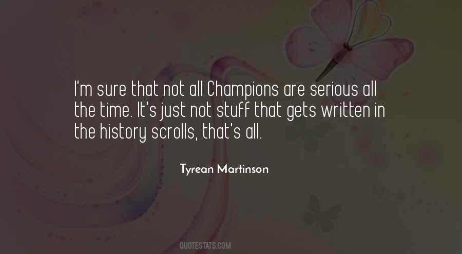 Quotes About Champions #955367
