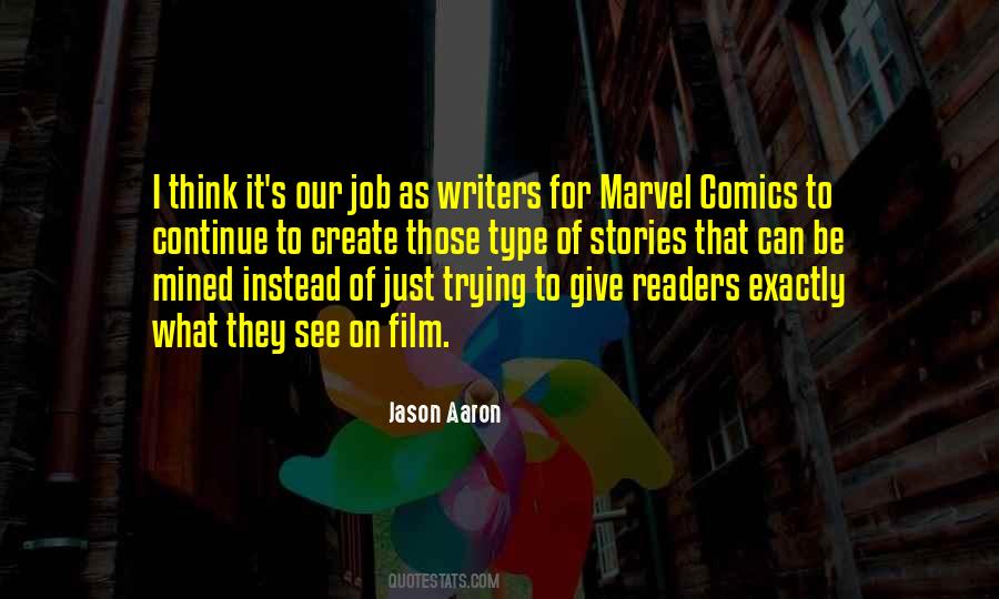 Quotes About Marvel's #1582482