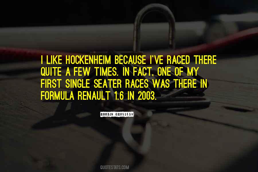 Hockenheim Quotes #1697186