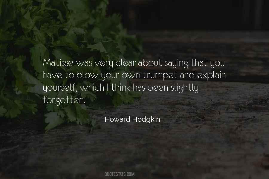 Hodgkin's Quotes #314960