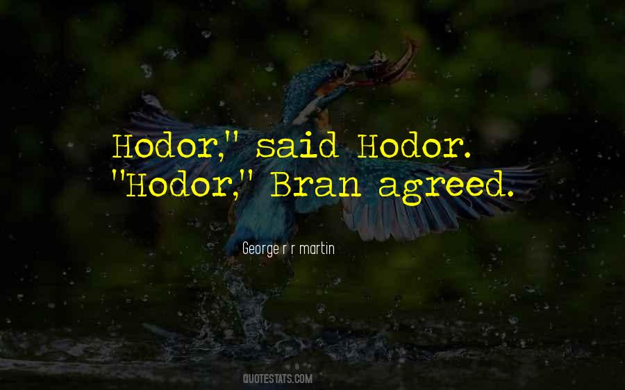 Hodor's Quotes #1534242