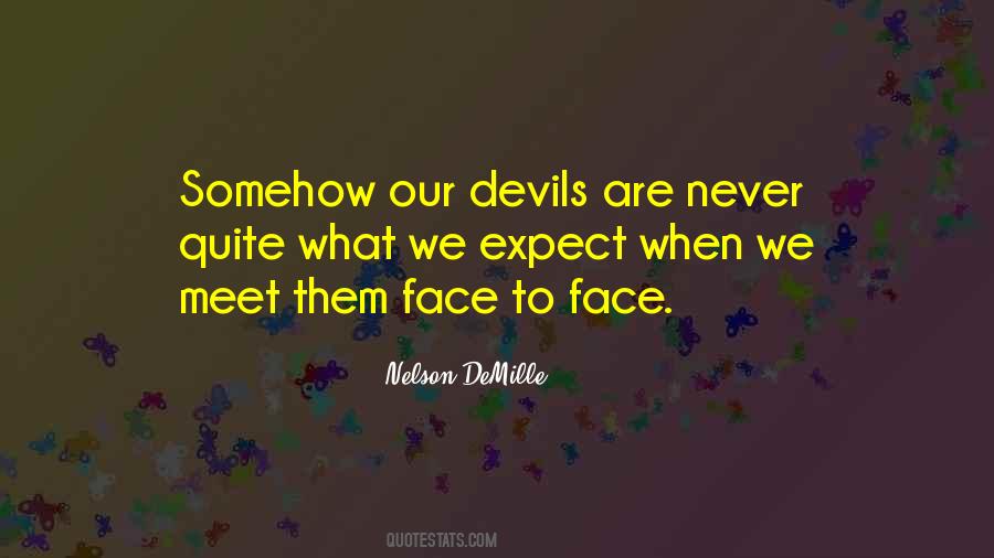 Quotes About Devils #1214343