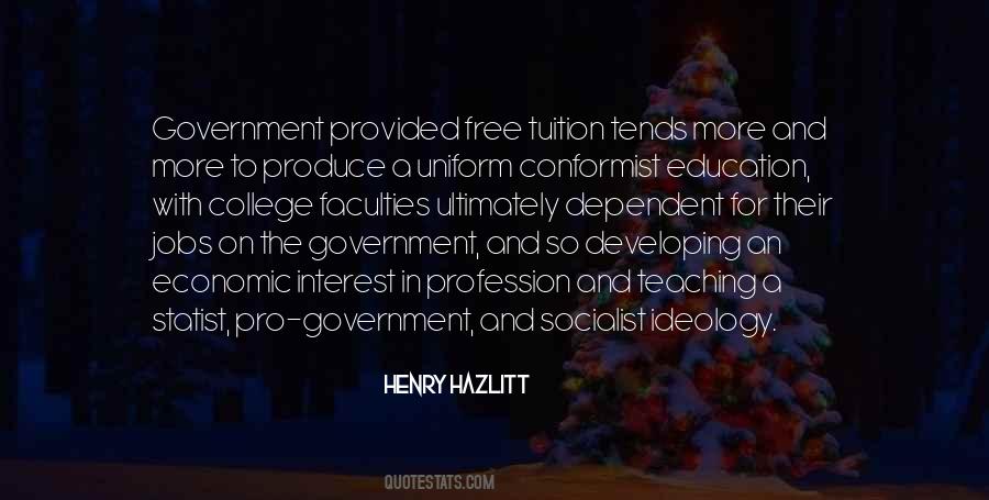 Quotes About Socialist Government #1507974