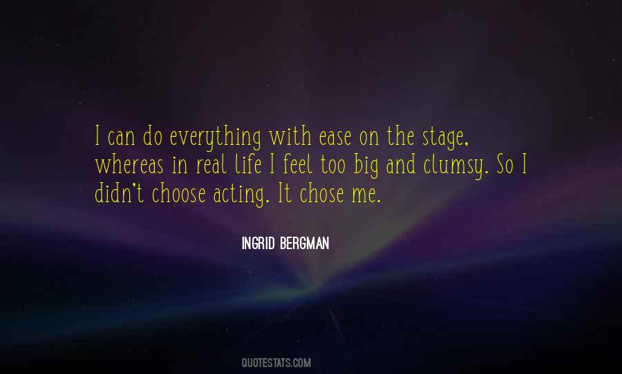 Quotes About Stage Acting #1044233