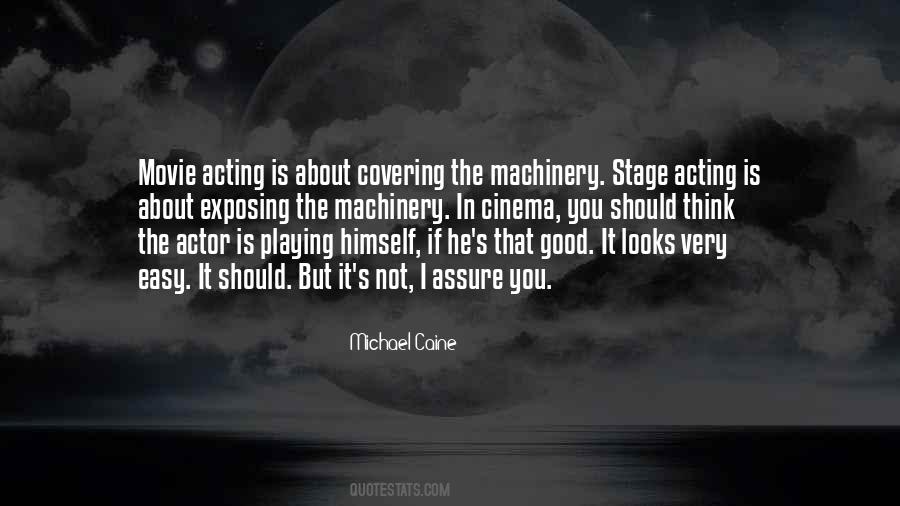 Quotes About Stage Acting #43200