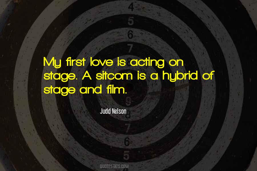 Quotes About Stage Acting #451435