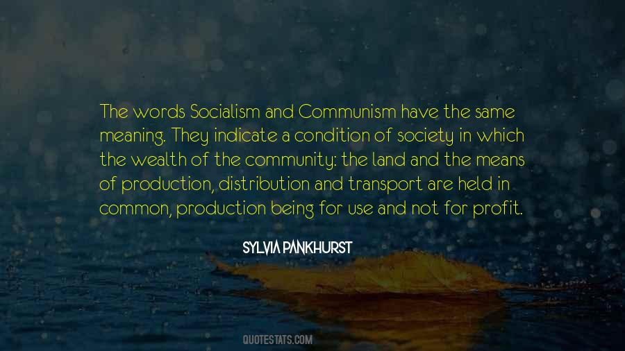 Quotes About Socialism And Communism #205827