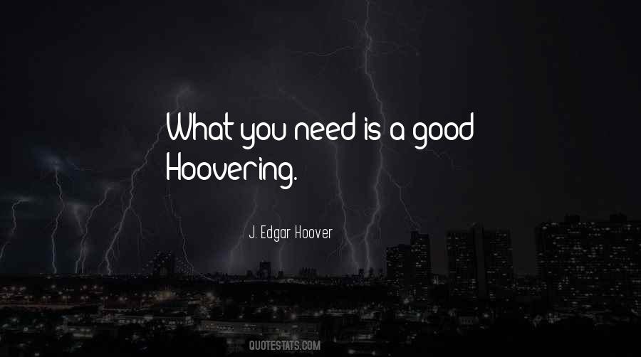 Hoovering's Quotes #834404