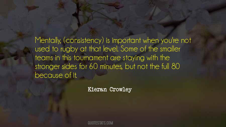 Quotes About Consistency #1462118