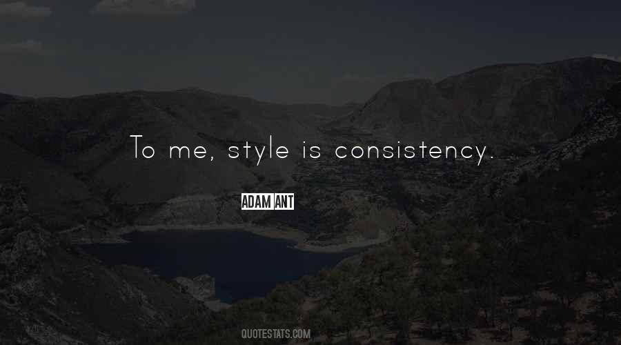 Quotes About Consistency #922369