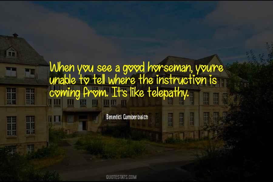 Horseman's Quotes #1612380