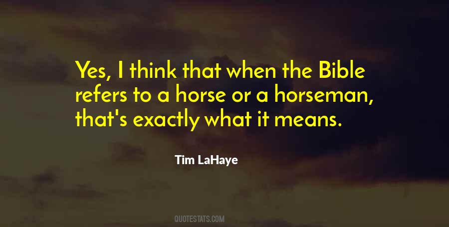 Horseman's Quotes #177194