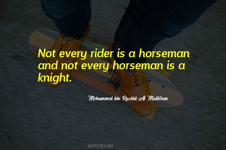 Horseman's Quotes #586622