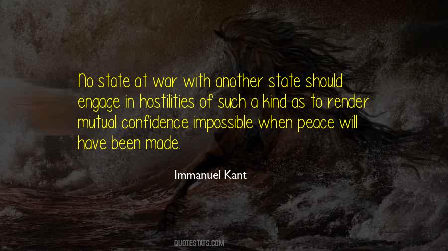 Hostilities Quotes #158083