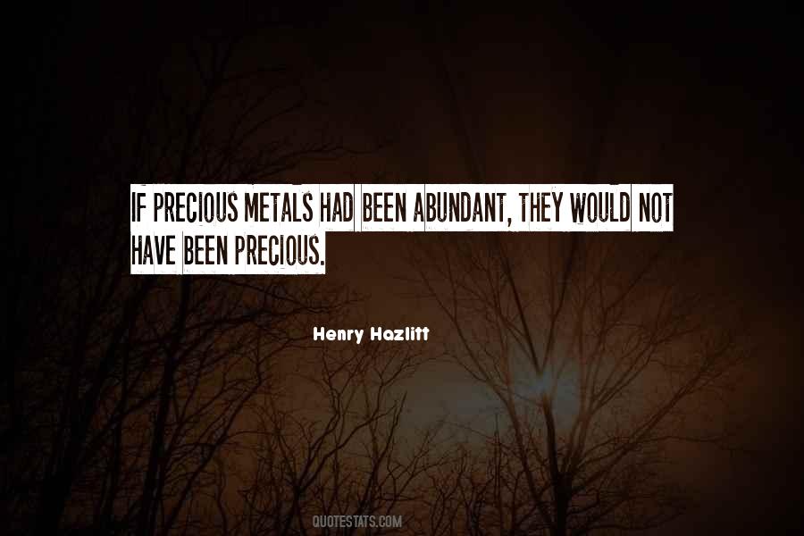 Quotes About Metals #723824
