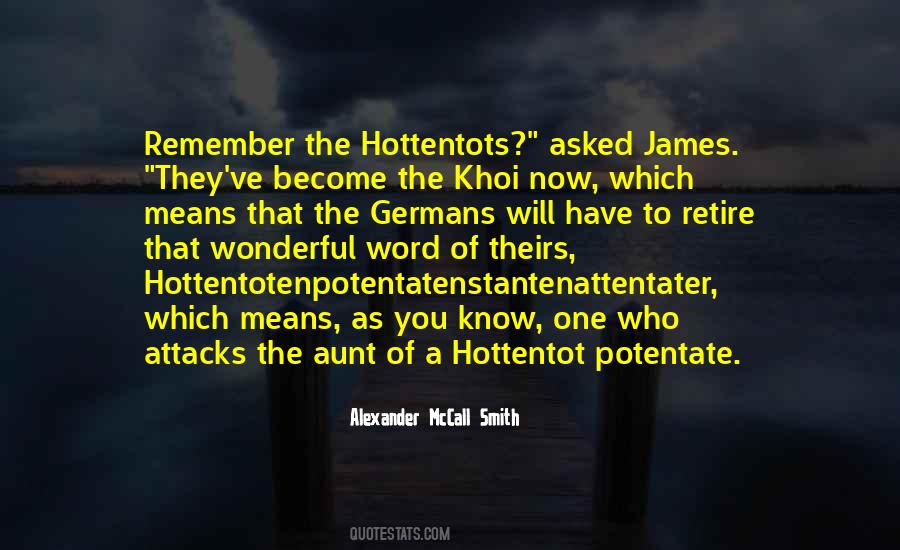 Hottentot Quotes #64932
