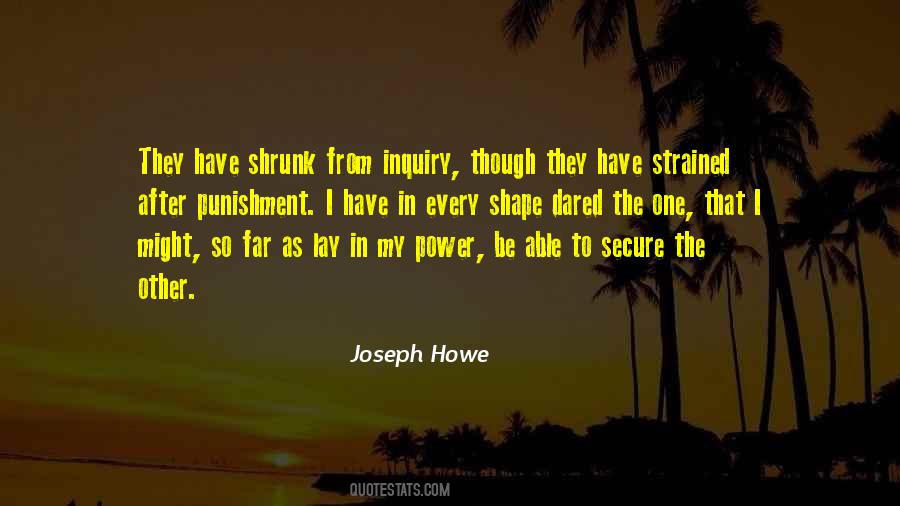 Howe Quotes #241730