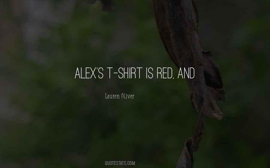 Quotes About Red T-shirt #732112