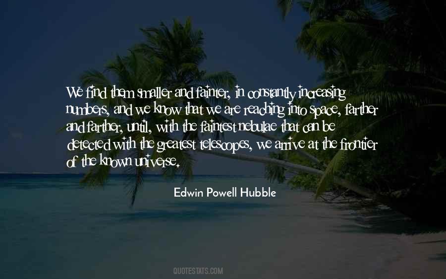 Hubble's Quotes #374718 Hubble's Quotes #374718