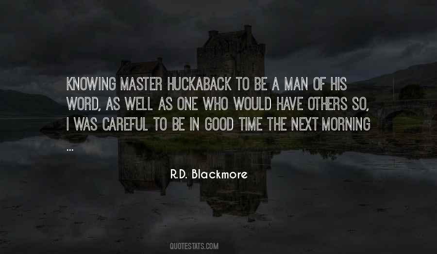 Huckaback Quotes #1619570