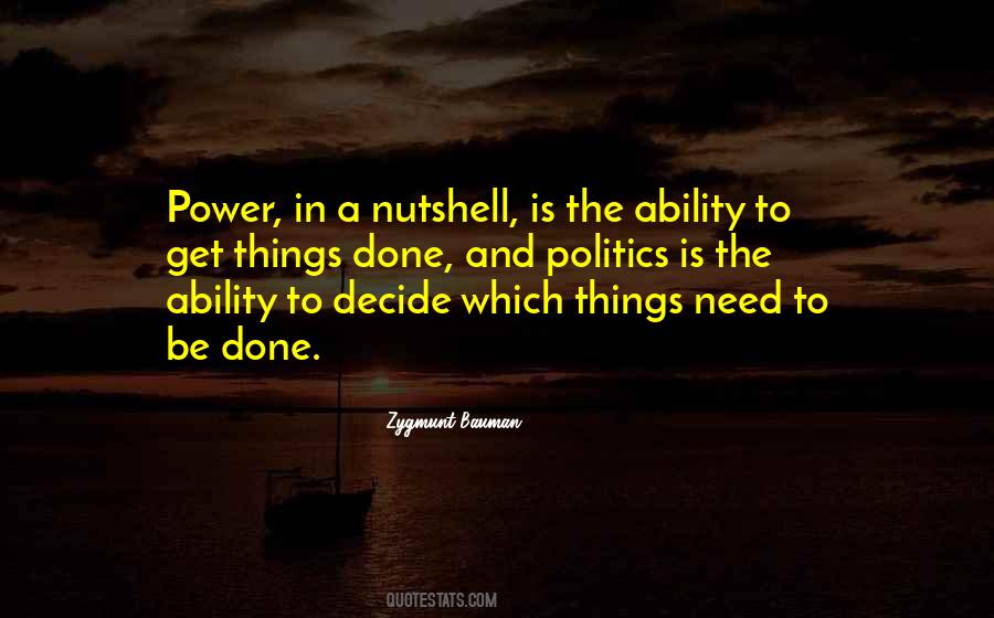 Quotes About Ability And Power #16512