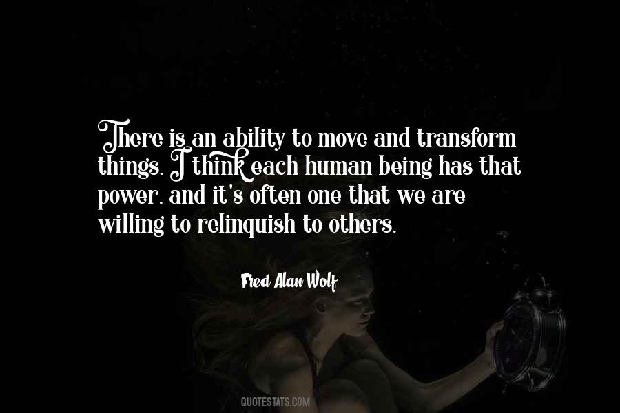 Quotes About Ability And Power #173949