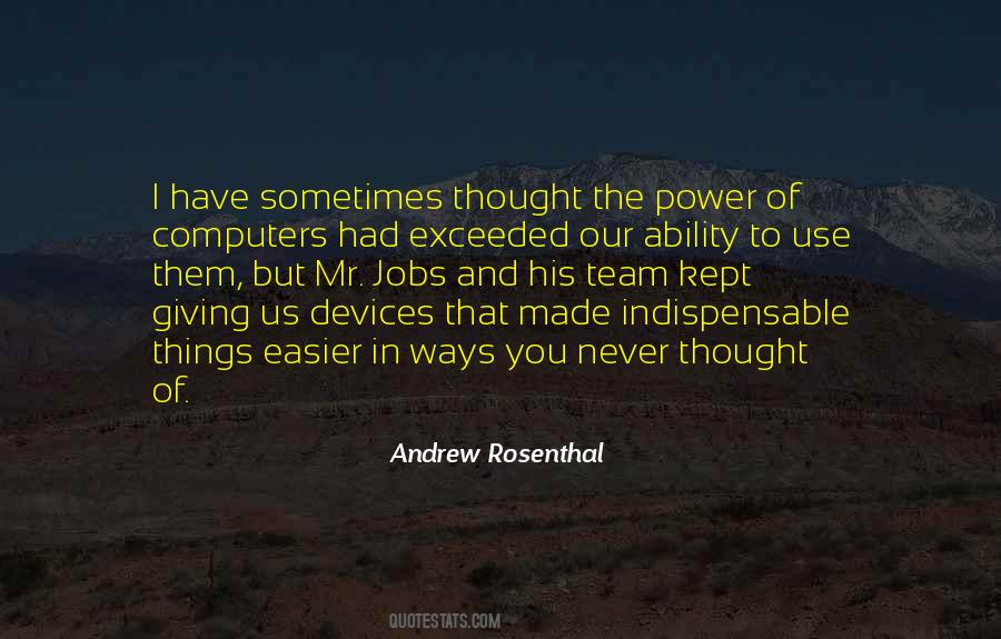 Quotes About Ability And Power #186074