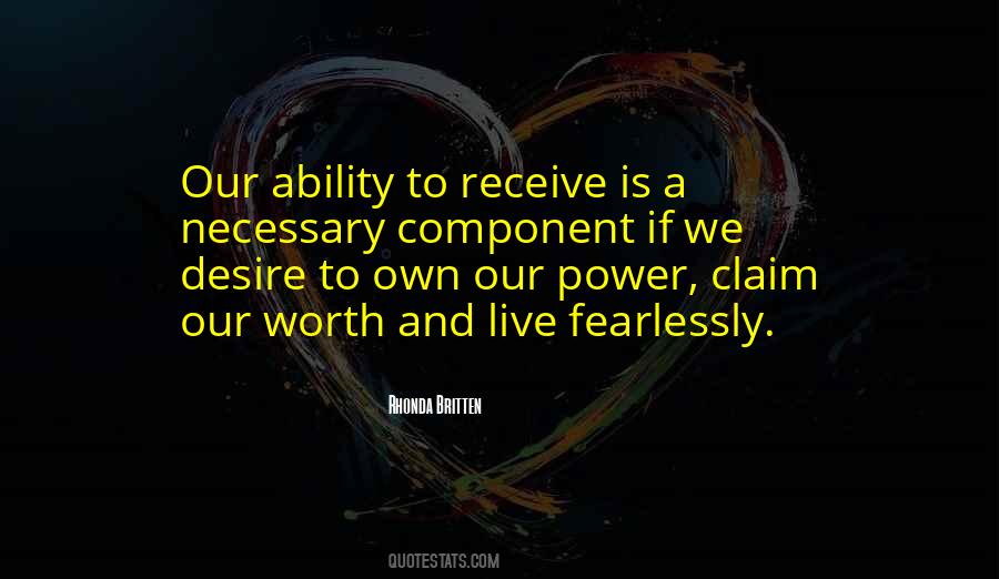 Quotes About Ability And Power #593912