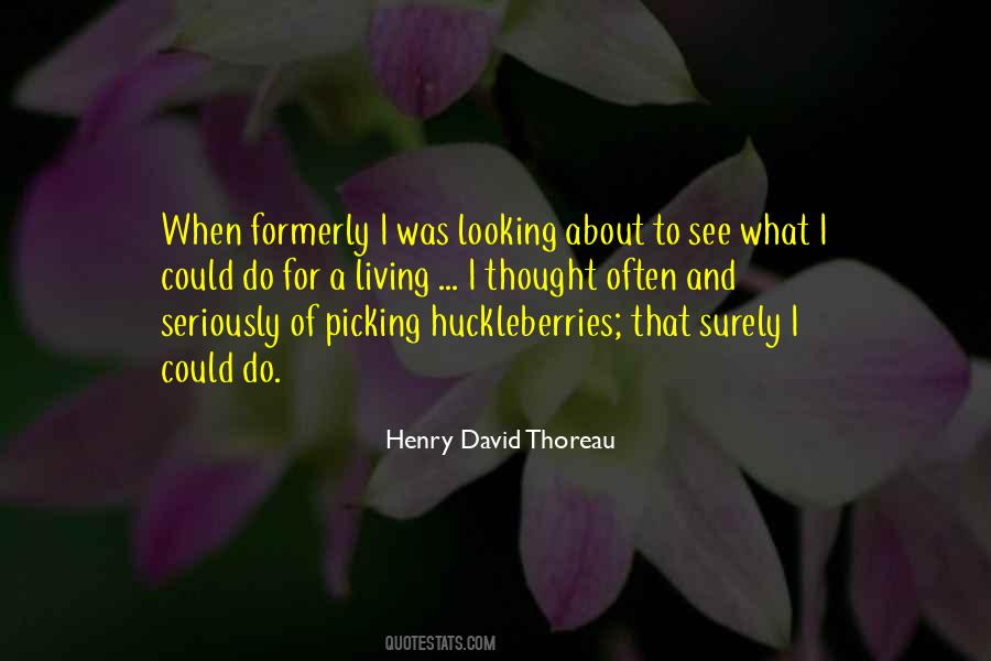 Huckleberries Quotes #1436379