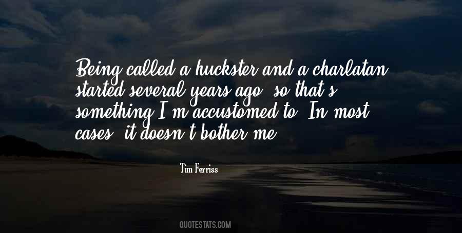 Huckster Quotes #108949