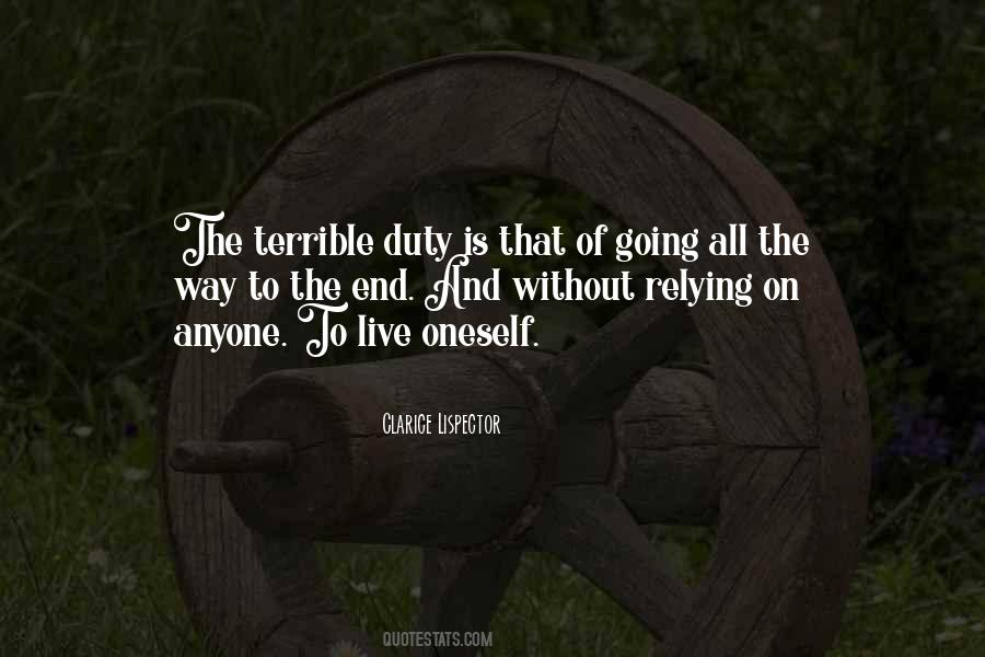 Quotes About Relying On Yourself #22317