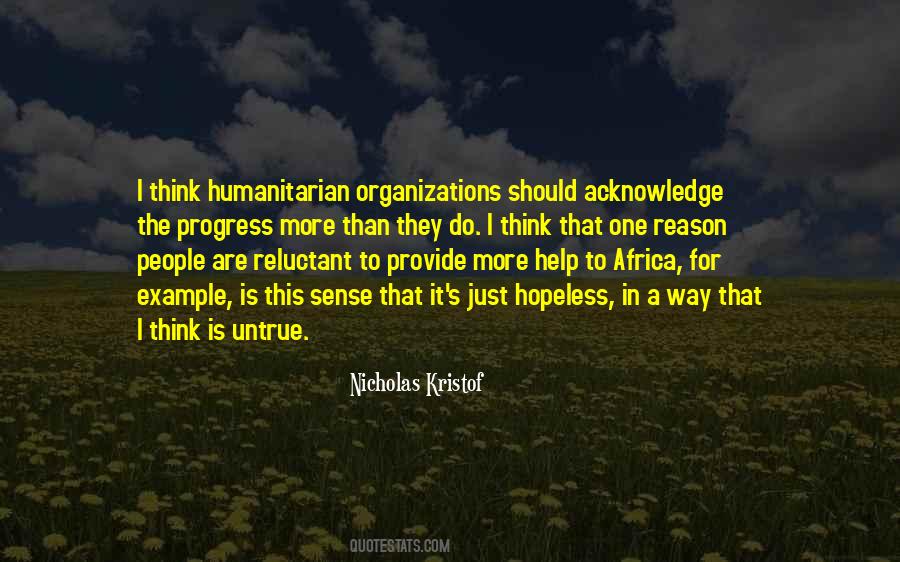 Humanitarian's Quotes #1221051